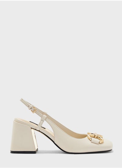 اشتري Ankle Strap Low Heel Platform Sandals في الامارات