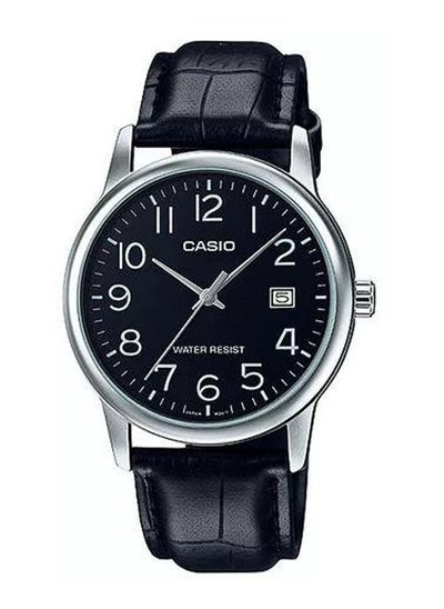 اشتري Leather Analog Watch MTP-V002L-1BUDF في مصر