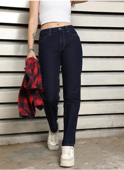 اشتري Women Slim Fit High-Rise Clean Look Stretchable Jeans في الامارات