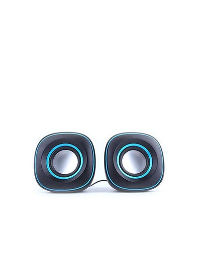 Buy Zero ZR-30 Wired Digital Speaker for Computer and Laptop, 2 Pieces - Blue in Egypt