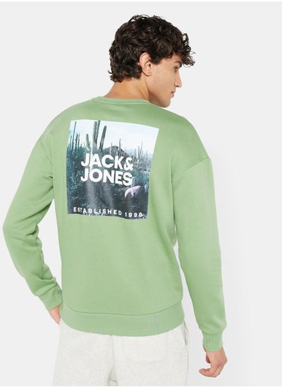 Buy Back Graphic Logo Sweatshirt in Saudi Arabia