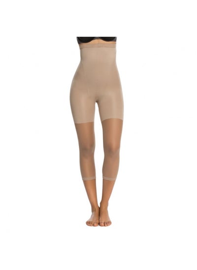 Buy In-Power Line Super High Footless Shaper Nude, Size B in UAE