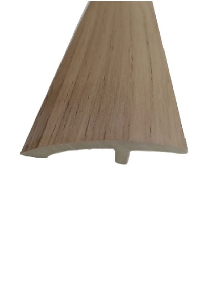 Buy Interior Laminate Flooring Decoration PVC Wooden T-Reducer Brown 1 x 5.5 x 291 cm JF-R55-15103 in Saudi Arabia