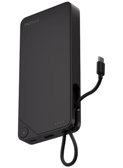 اشتري 1-Power X Battery Pack 20000 mAh Power Bank with Built-in USB-C PD Cable - Black في الامارات