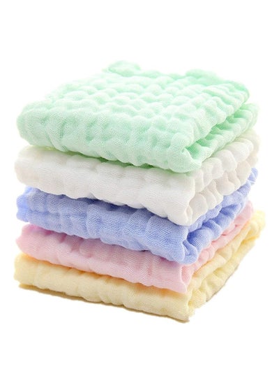 Buy Pack Of 5 Muslin Baby Washcloths And Towels in UAE