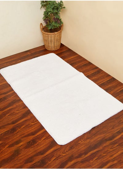 Buy Xl White  Hotel Bath Rug 30X50 In in UAE