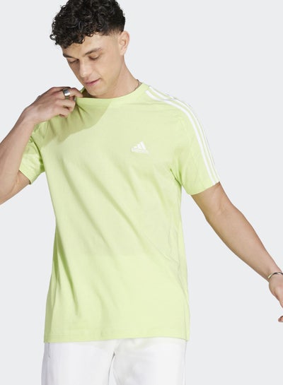 Buy Essentials Single Jersey 3-Stripes T-Shirt in UAE