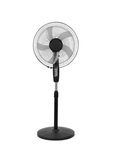 Buy Stand Fan With Base, 4 Speeds, 16 Inches, 70 Wat, Black Color in Saudi Arabia