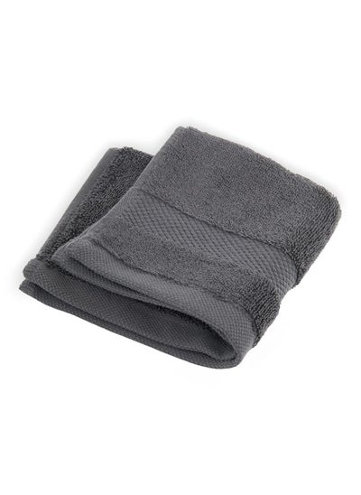 اشتري Egyptian Cotton 700 Gsm Hand Towel Grey - 30X30Cm في الامارات