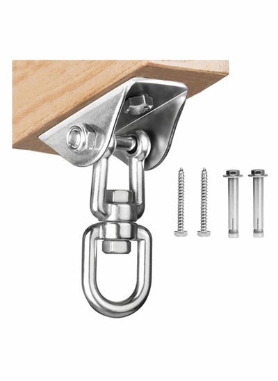 Buy Swing Hanger, Lakobos Heavy Duty Swivel Hook for Swing Sets Porch Wood Concrete, Ceiling Silent, 304 Stainless Steel 1000 Lb Capacity Heavy Duty for Porch/Playground/Yoga/Heavy Bag in UAE