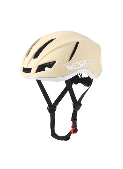 اشتري Breathable Cycling Helmet Bicycle Helmet Ultralight Integrated Bike Helmet Safety Cap Cycling Equipment في الامارات