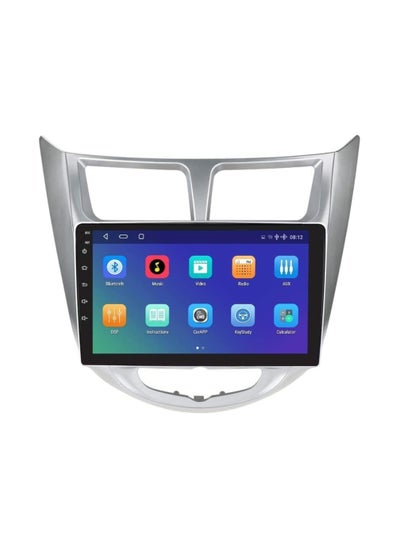 Buy Android Car Stereo for Hyundai Accent 2011 To 2017 4GB RAM 64GB ROM Support Apple Carplay, Mirror-Link Wi-Fi BT, Radio GPS Navigation, 9 Inch IPS Touch Screen with Backup Camera Included in UAE