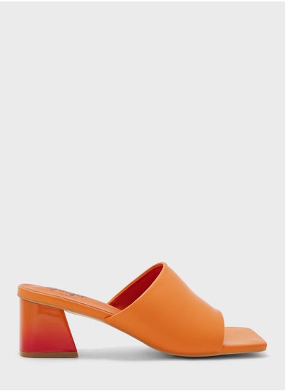 Buy Ombre Square  Heeled Mule in Saudi Arabia