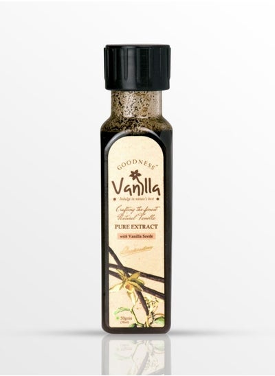 Buy Goodness vanilla crafting the finest natural vanilla pure extract with vanilla seeds in UAE