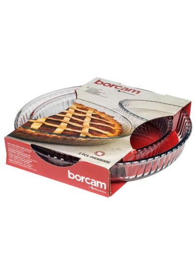 Buy Borcam Round Oven Dishes Set - 2 Pieces in Egypt