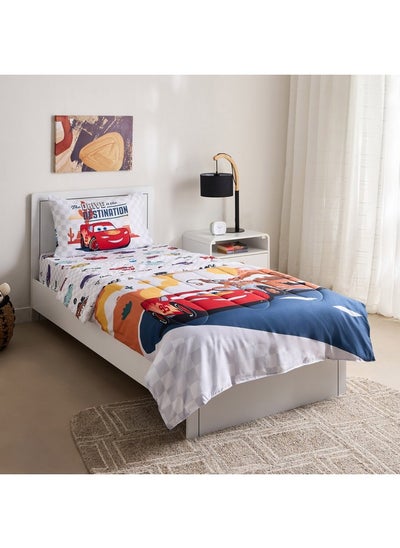 اشتري Cars 2-Piece Ready for Road Single Comforter Set 135 x 220 cm في السعودية