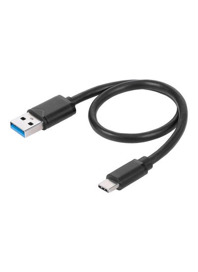 اشتري كابل محول عالي السرعة من USB3.0 إلى Type-C لون أسود في الامارات