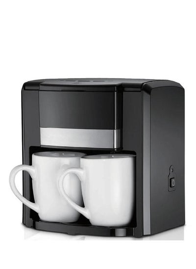 Buy Coffee Maker with Two Porcelain Cups, 0.3L, 500W, Black, CM7312 in Saudi Arabia