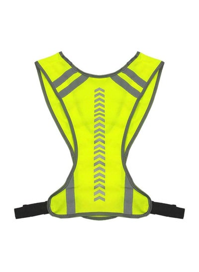 Buy Dress Safety Jacket with Pockets  High Visibility Vest Reflective Running Vest Cycling Safety Vest in UAE