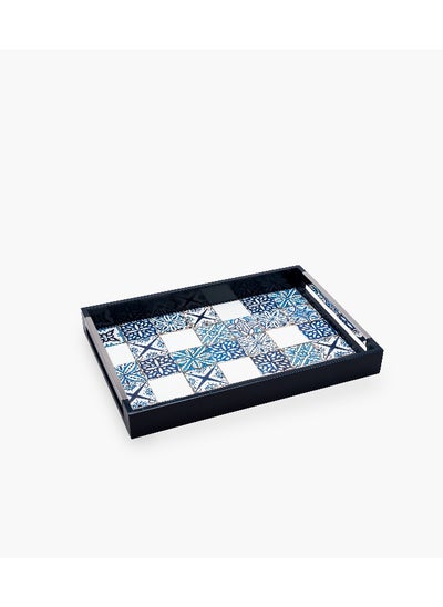 Buy Andalusia Tray Blue 48x33.5x5 cm in UAE