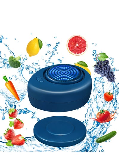 اشتري Fruit And Vegetable Washing Machine Portable Ultrasonic Cleaner Machine Usb Rechargeable Food Purifie Automatic Washing For Cleaning Fruits Meat And Vegetable في الامارات