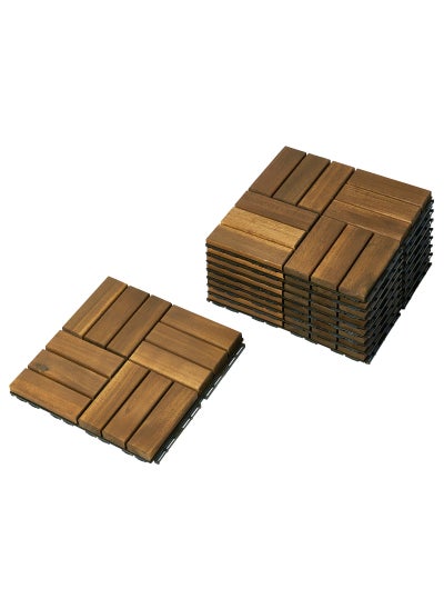 اشتري RUNNEN Floor decking, outdoor, 0.81 m² في الامارات