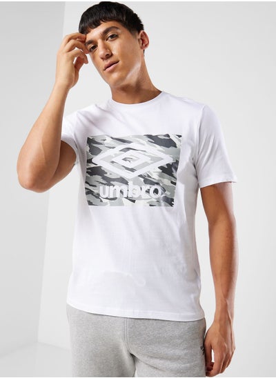 Buy Camo Box Logo Graphic T-Shirt in UAE