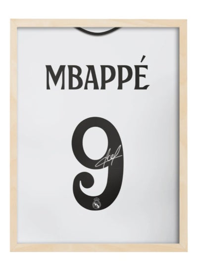 Buy Kylian Mbappe Real Madrid Autographed Jersey - Framed Poster 30x40cm - Football Memorabilia, Soccer Collectible, Gift for Fans in UAE