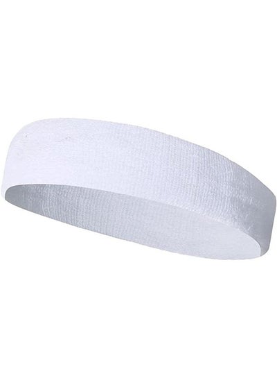 Buy SpringPear 1x Unisex Headbands Cotton Terry Sweatband for Sports Yoga Fitness Exercises Moisture Wicking Sweat Absorbing Headband Exercise Moisture in Egypt
