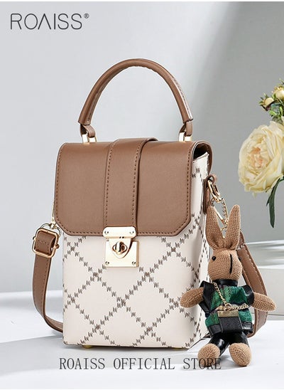 Buy Vintage Mini Square Bag  Stylish and Versatile Smooth Zipper Large Capacity Quality Inside in Saudi Arabia