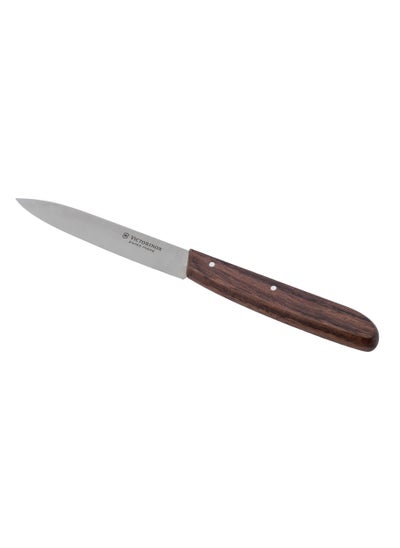 Buy Stainless Steel Kitchen Knife With Swiss Wooden Handle in Saudi Arabia