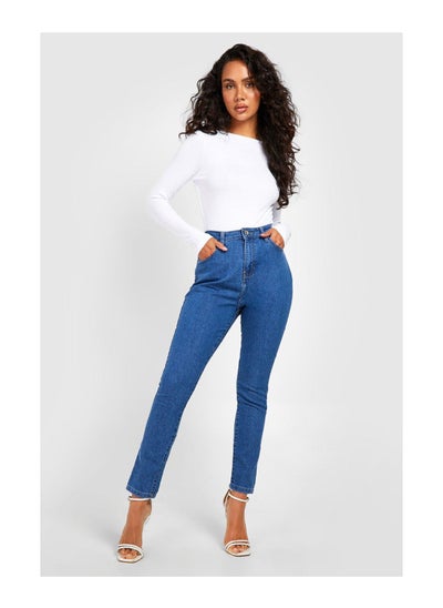 اشتري Basics High Waist Skinny Jeans في الامارات