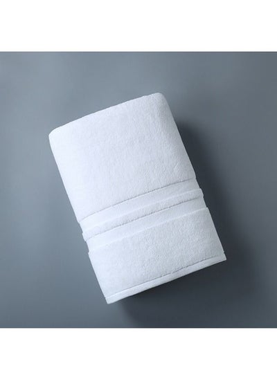 Buy Thickened Absorbent Household Cotton Towel (White) in UAE