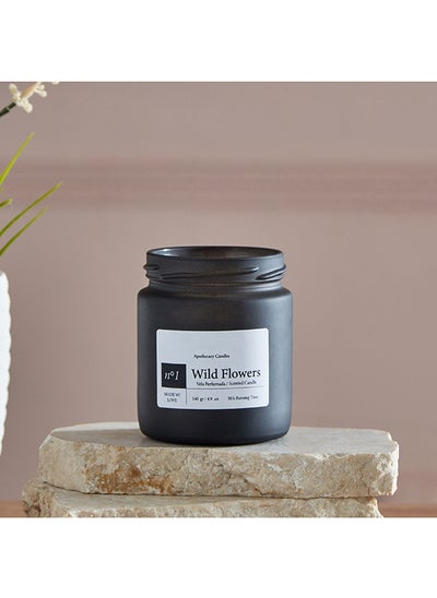 اشتري Vela Aromatium Apothecary Wild Flowers Scented Jar Candle 140 g في الامارات