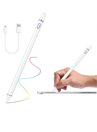 Buy Stylus Pen with Palm Rejection for Touch Screens for iPad / Tab / Mediapad Touch Screen for IOS / Android System With Cable in Saudi Arabia
