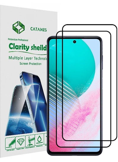 اشتري 2 Pack For Samsung Galaxy M54 5G Screen Protector Tempered Glass Full Glue Back في الامارات