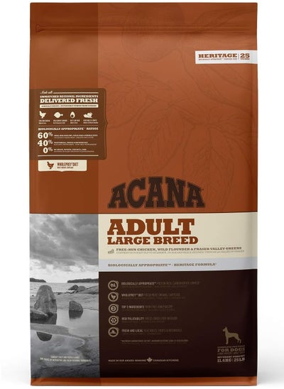 Buy Acana Adult Large Breed Recipe Dry Dog Food 11.4kg in UAE