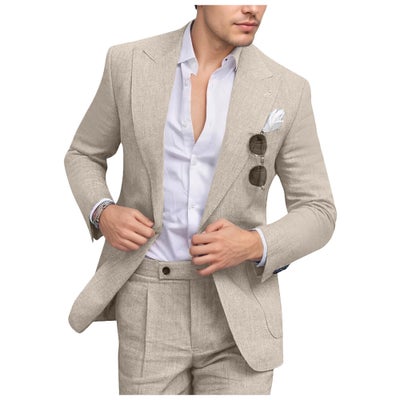 sachin and babi light blue dress Men's Wedding Guest Outfits