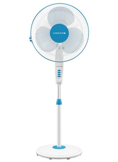 Buy Pedestal Stand Fan 75W 16 inch - Blue in Saudi Arabia