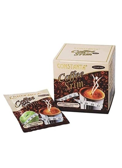 Buy Coffee Body Srim With Sugar Free 12 sachets 15grams in UAE