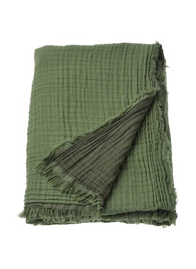 Buy Throw Grey Green 150X200 Cm in Saudi Arabia