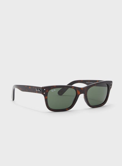 Buy 0Rb2283 Mr Burbank Rectangle Sunglasses in UAE