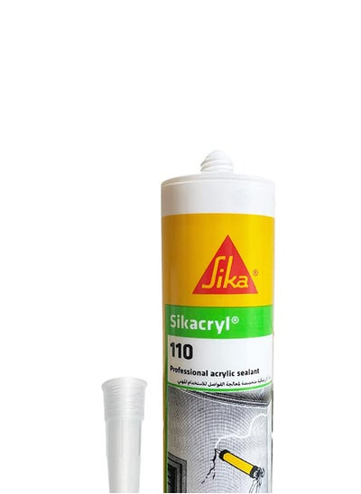 اشتري Sika Sikacryl-110, White, Universal Acrylic Sealant For Indoor Crack And Joint Filling. 280 ml Cartridge في الامارات