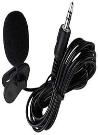 اشتري Keendex kx2338 microphone to Auxiliary 3.5 mm male cable, 1.5 meters - black في مصر