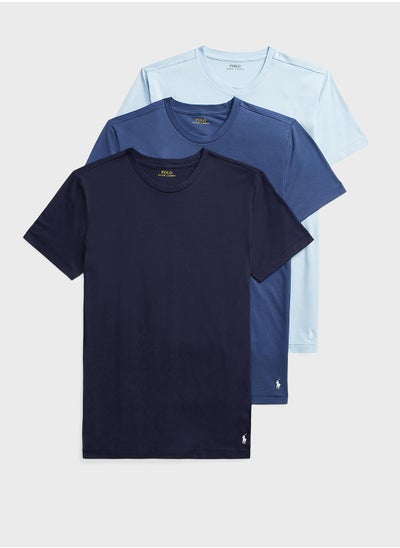 Buy 3 Pack Assorted Crew Neck T-Shirt in UAE