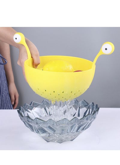 اشتري Colander Strainer Bowl Sturdy Salad Mixing With Kitchen for Pasta Vegetable Fruits Berry Noodle Meat BPA Free Dishwasher Safe في الامارات