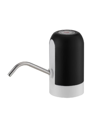 Buy 1200mAh Automatic Water Bottle Pump Black and White 8 x 8.3 x 13.8 cm S801 in Saudi Arabia