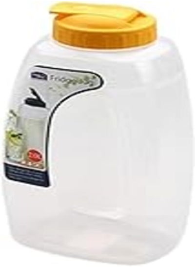 اشتري LocknLock Fridge Door Water Jug BPA Free Plastic Pitcher Perfect for Hot Teas and Cold Juices, 2 liters, Blue في مصر