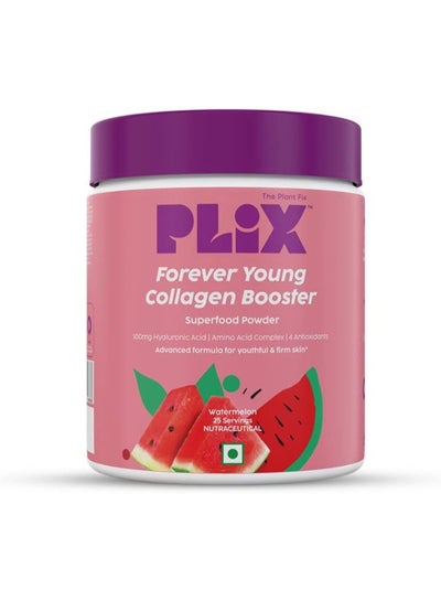 Buy PLIX Forever Young Collagen Booster, Watermelon Flavour in UAE