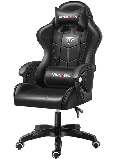 Buy Gaming Chair Computer Chair Office Chair Ergonomic High Back Gaming Chairs Reclining & Height Adjustable Computer Chair with Neck and Massage Lumbar Support in Saudi Arabia